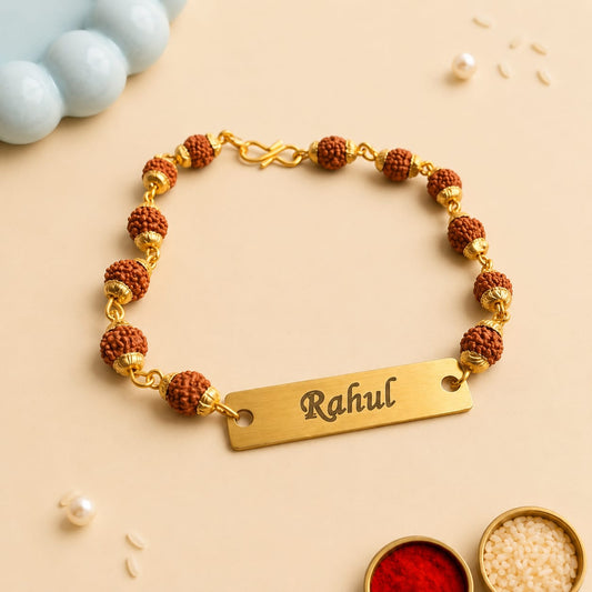 Rudraksh bracelet Rakhi