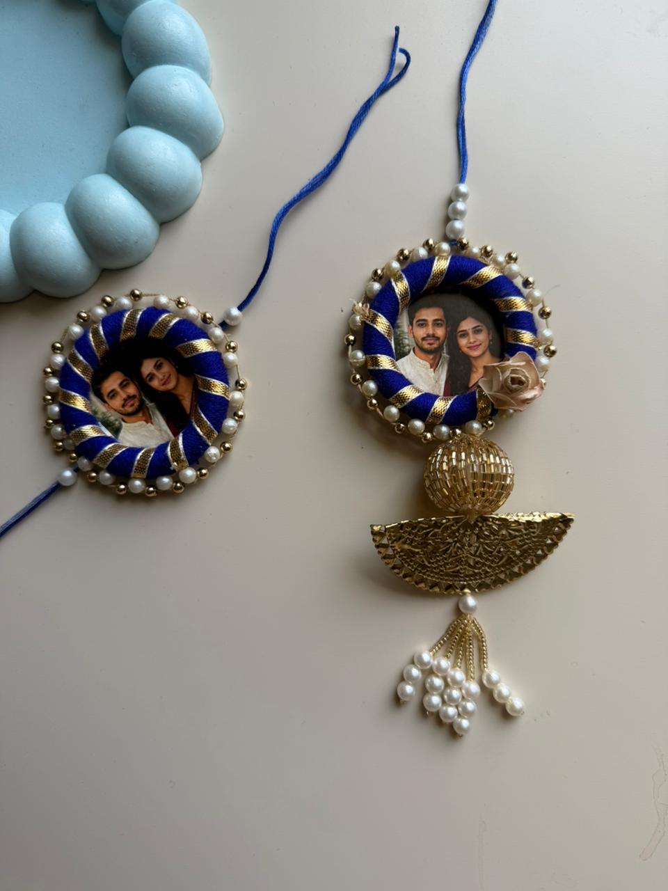 Bandhan Photo Rakhi Set