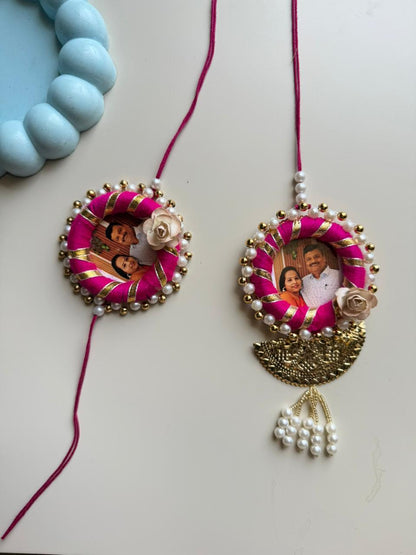 Bandhan Photo Rakhi Set
