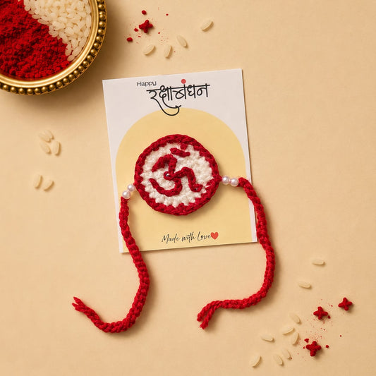 OM Crochet Rakhi