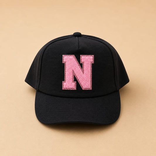 Initial Cap - Black