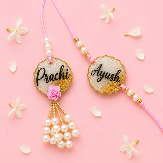 Resin Rakhi Pair