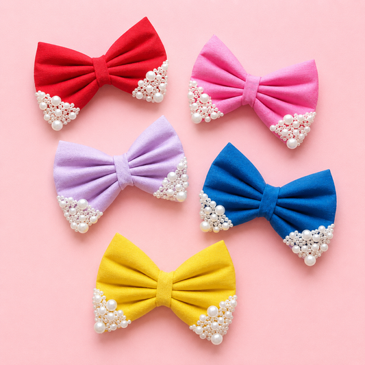 Pearl Bow - Yellow