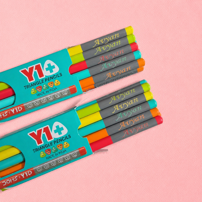 Personalised Pencils - set of 10 pcs